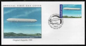 Zepelín original de las Islas Marshall 2000 1900 FDC - Imagen 1 de 1
