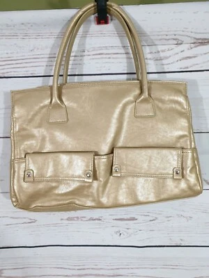 Bolso de Viaje Nina Ricci Paris Perfumes Promo Dorado Metálico Cartera Bolso de Mano  Foto 1 de 4