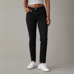 American Eagle Damen Skinny Jeans schwarz Stretch 90er Jahre Größe 8 - Bild 1 von 12