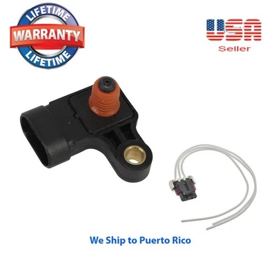 MAP Intake Manifold Pressure Sensor + CONNECTOR for Chevrolet Aveo ,Aveo5,1.6L - Image 1 of 3