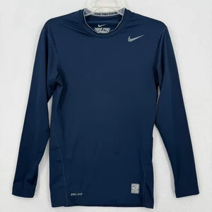 Nike Pro Combat Herren Medium Compression Langarmshirt blau Dri-FIT 269607 - Bild 1 von 9