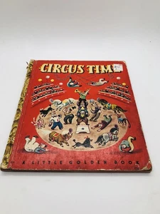 Zirkuszeit 1948 Vintage kleines goldenes Buch F Druck - Bild 1 von 15