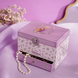 Disney Pastel Princess Musical Jewellery Box - Rapunzel I Licensed Merchandise - Picture 1 of 7