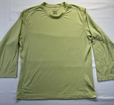 Camisa de pesca Columbia GRT para mujer omni-seca amarilla manga larga talla grande Foto 1 de 4