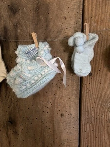 Vintage handgefertigte Babyschuhe 7er Set - Bild 1 von 8