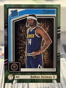 2024-25 Panini Donruss Holo Green Laser  Rated Rookie #213 DaRon Holmes II (RC) - Picture 1 of 2
