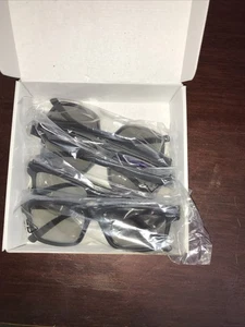 NEW set of four 3D theater glasses - Picture 1 of 2