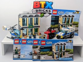 LEGO City: Bulldozer Break-in (60140)w/ instructions, 4x minifigs, & dog! *Read*
