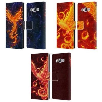 CHRISTOS KARAPANOS PHOENIX 3 LEATHER BOOK WALLET CASE FOR SAMSUNG PHONES 3 - Image 1 of 4