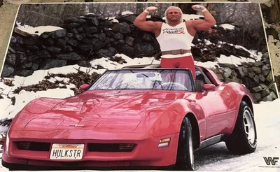 PÓSTER ORIGINAL VINTAGE WWE/WWF - PÓSTER DE HULK HOGAN - PÓSTER DE WRESTLEMANIA * 1987 Foto 1 de 4