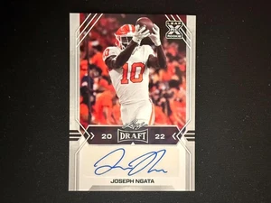 Joseph Ngata 2022 Leaf Draft Auto Autograph Rookie XRC Clemson Tigers Eagles D0 - Picture 1 of 1