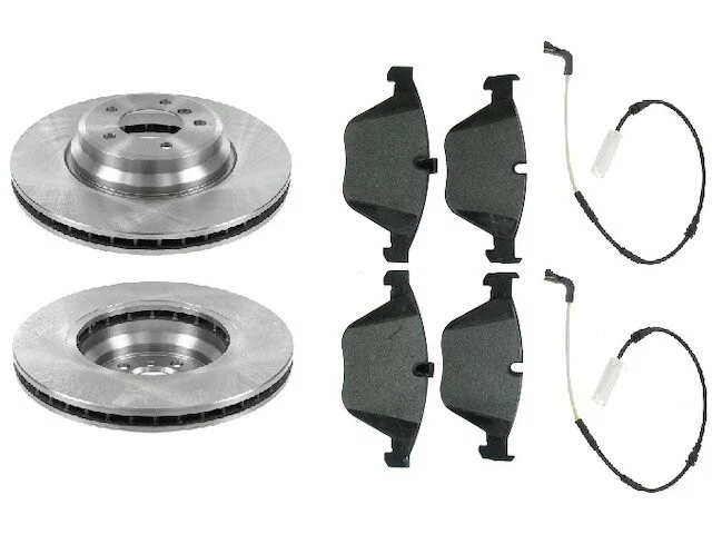 94BY17P Front Brake Pad Set with Wear Sensors Fits 2010-2013 BMW 335i xDrive - Image 1 of 1