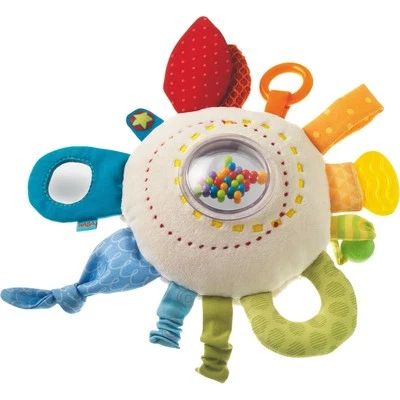HABA Teether Cuddly Rainbow Round - Soft Activity Toy - Image 1 of 4