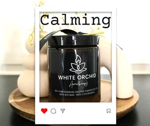  Soy Wax Handmade Aromatherapy Candle 100% Essential Oils for Anxiety & Stress   - Picture 1 of 7
