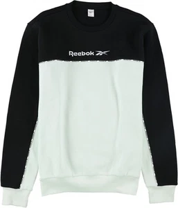 Reebok Womens Linear Crew Sweatshirt, Blue, Medium - Picture 1 of 2