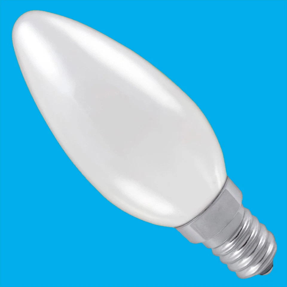 10x 40W Opal Dimmable Incandescent Candle Light Bulbs Edison Screw SES E14 Lamps - Image 1 of 1