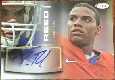 2013 SAGE Autographs Silver Jordan Reed #43 Florida Gators - Image 1 of 2