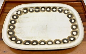 Vintage 1970s 13.5" Tique Ceramano Serving Platter West Germany Gerda Heuckeroth - Picture 1 of 7