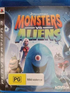 Monsters vs. Aliens PlayStation 3 , Pal, VGC, FREE Bubble wrap POSTAGE !!!!! - Picture 1 of 5