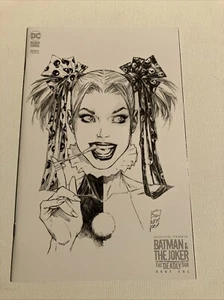 Batman & Joker: The Deadly Duo 1 Silvestri Black & White 1:50 Variant Cover - Bild 1 von 5