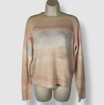 Lafayette 148 New York Women's Yellow Crewneck Cashmere Sweater Size XS - Image 1 of 4