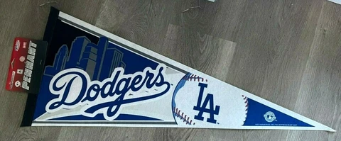 MLB Baseball Felt Full Size Pennant Choose a Team Cover