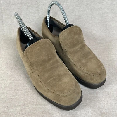Hush Puppies Womens Beige Suede Leather Loafers Size 6.5M Slip On Oxford Shoes - Image 1 of 4