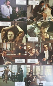 The Night Porter - Charlotte Rampling Dirk Bogarde 8 x 8x10” UK Lobby Cards 1974 - Picture 1 of 9