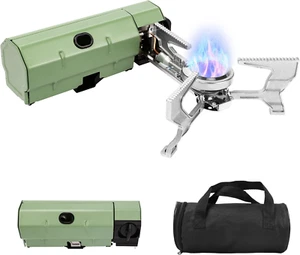Estufa de Camping Portátil, Estufa Portátil 2600W, Estufa de Campamento Plegable Exterior - Imagen 1 de 12