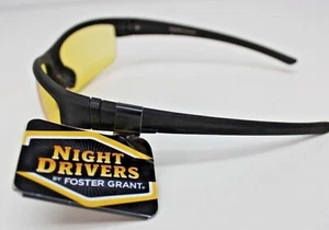 Foster Grant Night Drivers Sports Wrap Driving Glasses RRP £29.99 - Picture 1 of 3
