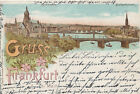 Postkarte Gruss aus Frankfurt a.Main 1899 Mainansicht nach Charlotenburg- A02S10
