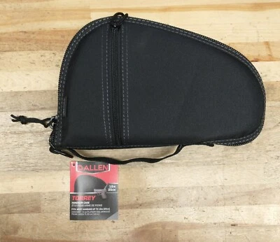 Allen Torrey Handgun Case 10.50"x 6.5" Black Polyester 3615 SAME DAY SHIPPING - Image 1 of 4