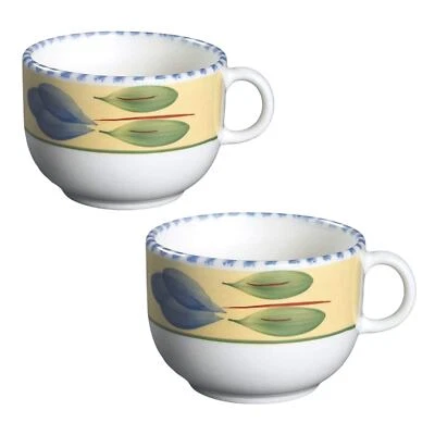 Taza de café capuchino de colección LG 16 oz mediterránea hecha por Maxam taza de sopa italiana años 90 Foto 1 de 4