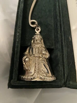 Candle Snugger by Godiner Silver treasures Christmas Decor Santa - Image 1 of 4