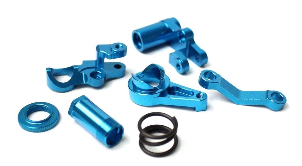 Racers Edge Slash 4WD Aluminum Servo Saver Blue RCE1846BL - Image 1 of 1