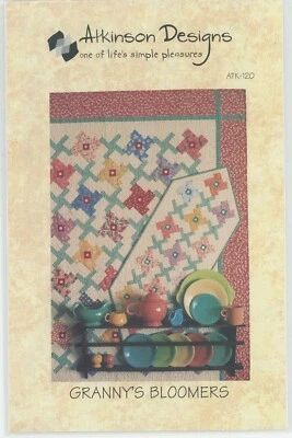 Atkinson Designs Granny's Bloomers Runner Quilt Pieced Quilting Pattern - Image 1 of 2