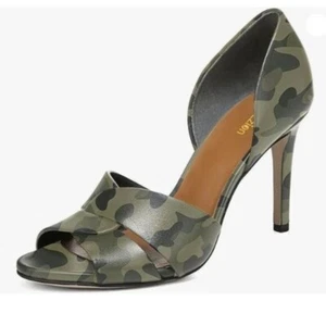 Pazzion Women Open Almond Toe High Heeled D'Orsay Pumps Slip On Stiletto Heels - Picture 1 of 7
