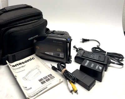 VINTAGE PANASONIC PV-D209D Palmcorder  VHSC Camcorder Camera JAPAN WORKS! - Image 1 of 4