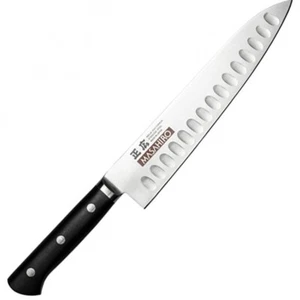 Coltello cucina trinciante alveolato Masahiro MV-H 24 cm - Foto 1 di 4