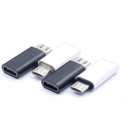 5pcs USB 3.1 Adapter Type C Female to Micro USB-C Male Port White Converter Da ⑨ - Image 1 of 4
