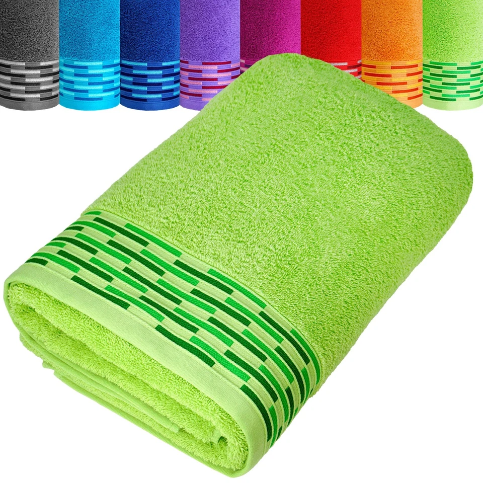 Saunahandtuch XXL  Saunatuch Wellness  Liegetuch groß 100 % Baumwolle 100x200 cm - Bild 1 von 1