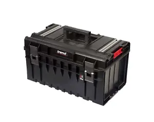 Trend MS/P/350R Pro 350mm Modular Railed Storage Case Tool Box Site Tough - Picture 1 of 5