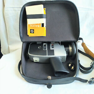 BAUER C1 SUPER 8 film camera, original casing with user guide.