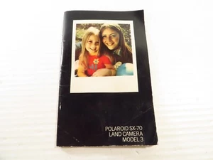 Polaroid SX-70 Land Camera Model 3 Instruction Manual Original - Picture 1 of 4
