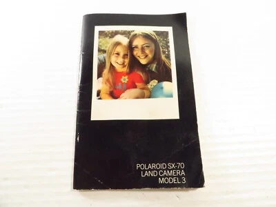 Polaroid SX-70 Land Camera Model 3 Instruction Manual Original - Image 1 of 4