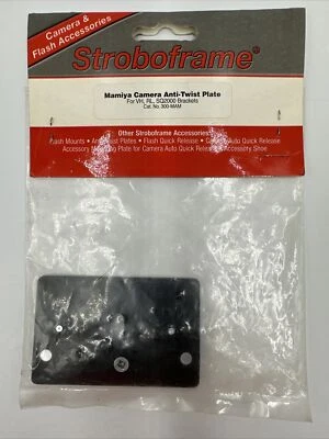 Stroboframe Mamlya Camera Anti Twist Plate 300-MAM for VH, RL, SQ2000 Brackets - Image 1 of 3
