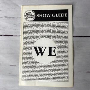 Show Guide NEC The Negro Ensemble Company 1988 WE Samuel L Jackson; Douglas Ward - Imagen 1 de 10