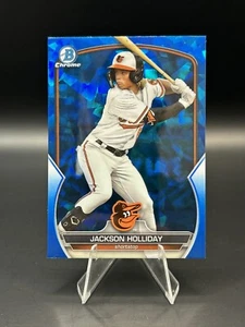 2023 Bowman Sapphire Edition Jackson Holliday #BDC-118 Baltimore Orioles - Picture 1 of 2
