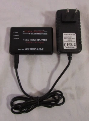 CALRAD 40-1061-HS-2 - 1 x 2 HDMI 3D Distribution Amplifier - Used, works great - Image 1 of 4