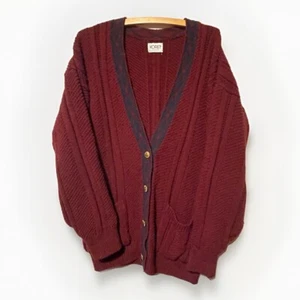 Koret Womens Button Down Sweater Cardigan- Grandma-Vintage -Size 2XL Made In USA - Picture 1 of 4